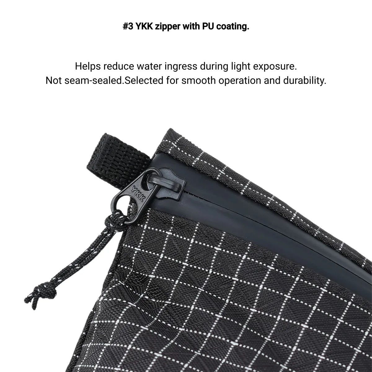 [hodrgear] sac de rangement autoportant ultraléger en gripstop uhmwpe 210d, 18g, organiseur de voyage pour trousse de premiers secours et passeport