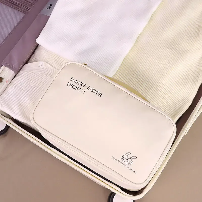 sac de rangement de voyage, collants de sous-vêtements portables, sac d'organisation de chaussettes, sac de bagages double couche de grande capacité, essentiels de voyage