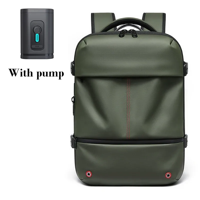 sac à dos de voyage pour femme, sac à dos pour ordinateur portable de 16 pouces avec compression sous vide, sac à dos d'école avec chargement usb, sac à dos de randonnée étendu pour affaires