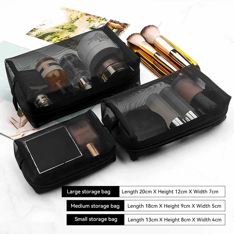 sac de douche en maille, sac de rangement cosmétique, sac de douche multifonctionnel, grande capacité, organisateur de toilette portable
