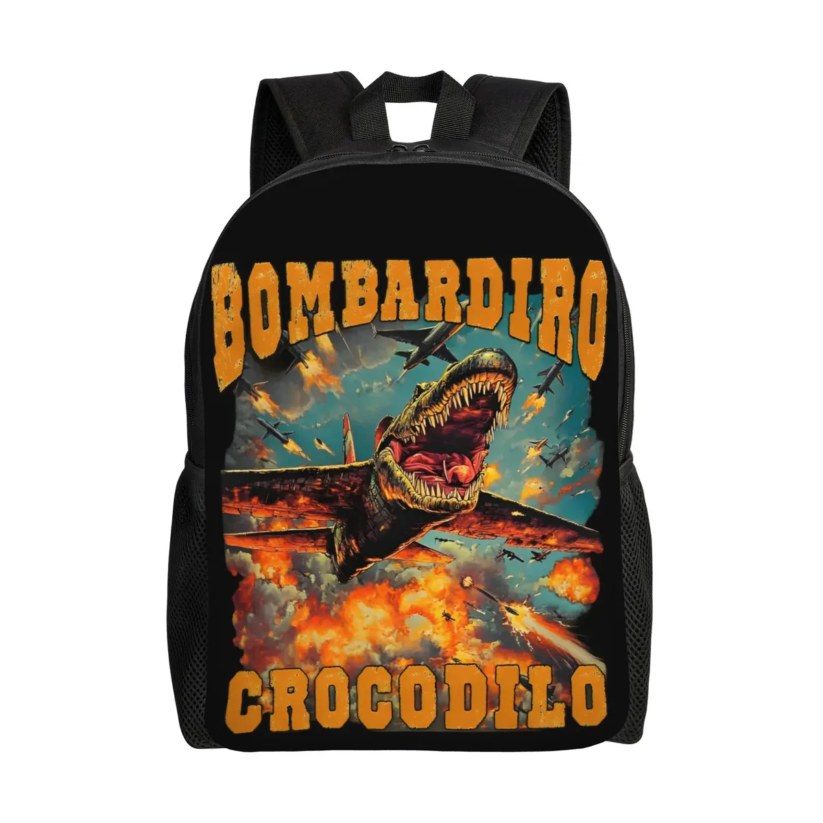 sac à dos tung tung tung sahur pour hommes et femmes, sac à dos décontracté pour le lycée, sac à dos en toile pour le collège, motif meme brainrot italien, cadeau