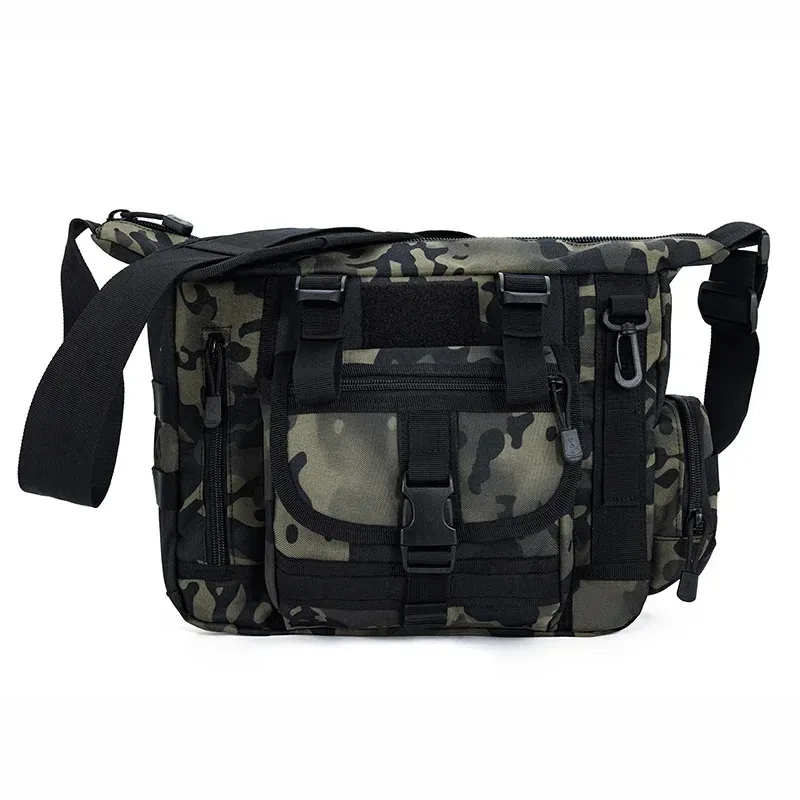 sac à bandoulière militaire tactique étanche multi-poches, sac à bandoulière pour ordinateur portable, sac messager molle pour documents a4, fourre-tout de voyage