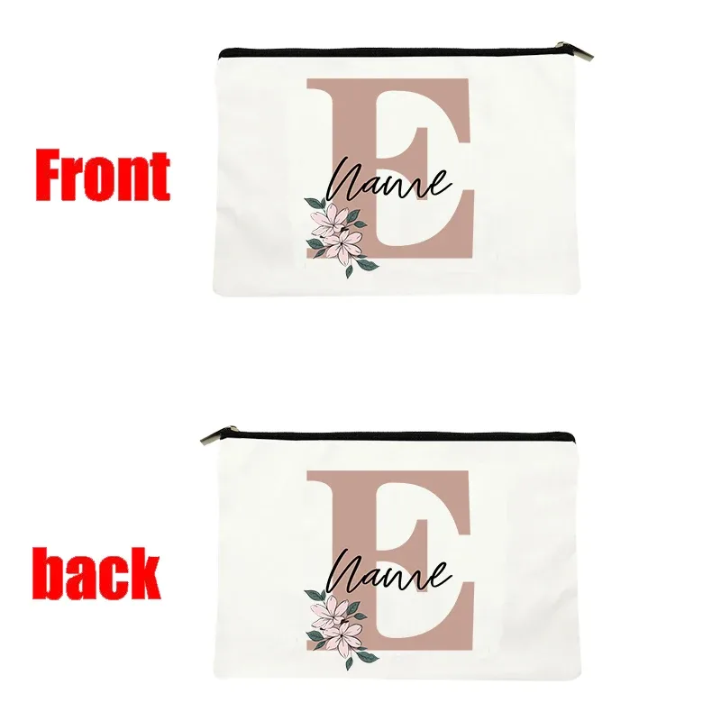 trousse de toilette personnalisée avec nom, impression de lettres, essentiels de voyage pour enfants, trousse à crayons pour l'école et le bureau, cadeau pour enseignant
