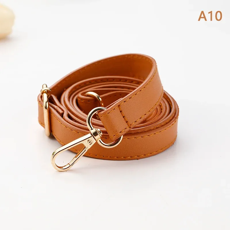 sangle réglable en cuir pu pour sac à bandoulière, remplacement de la sangle de sac initié, accessoires de sac à main, largeur de 130cm, 1.8cm de long