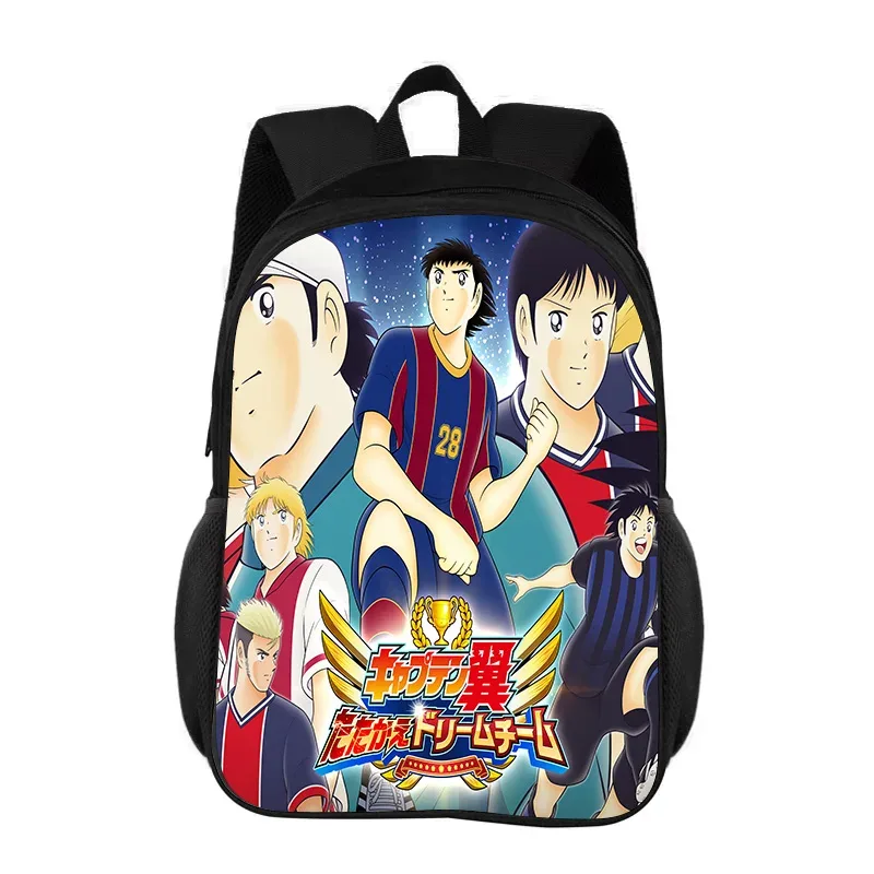 sac à dos captain tsubasa, durable, à la mode, avec fermeture éclair, grande capacité, meilleur cadeau d'anniversaire pour garçon et fille