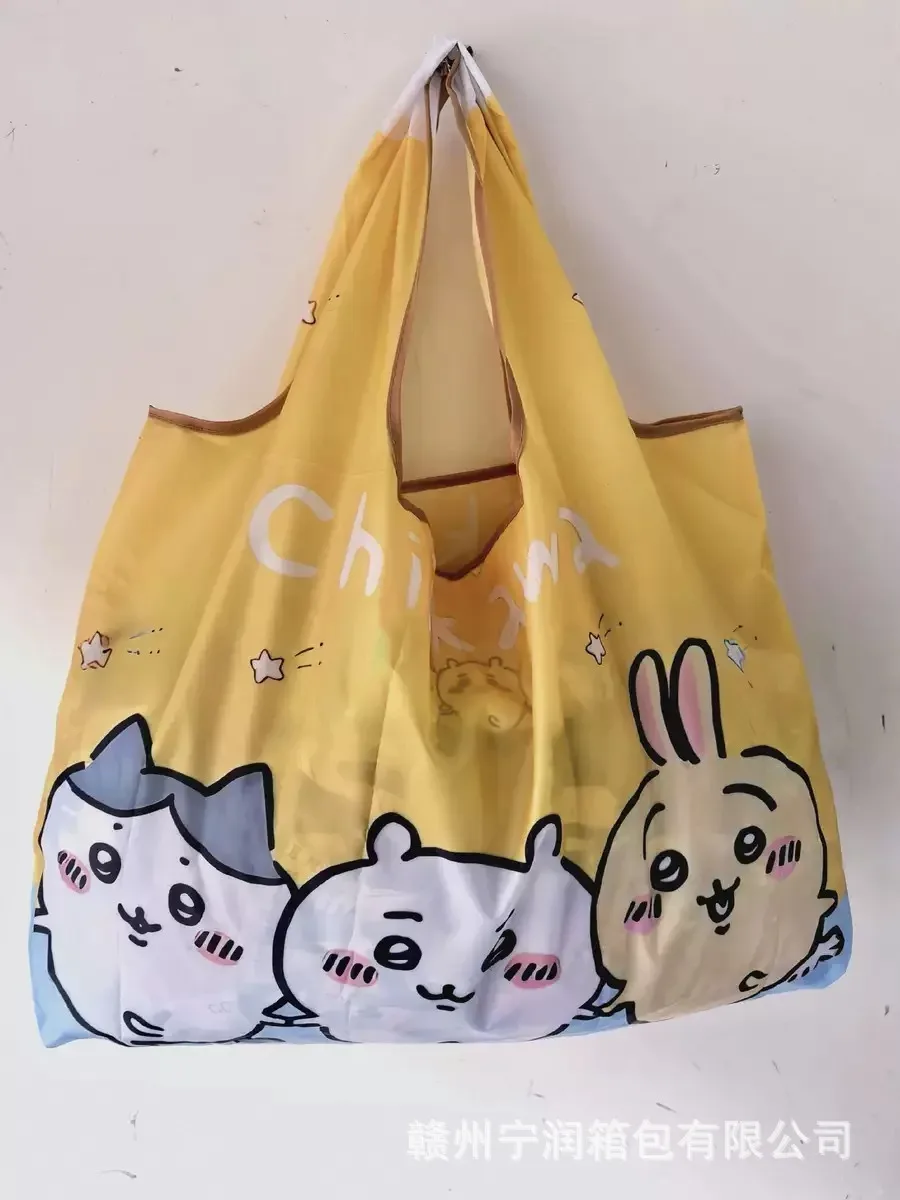 chiikawa nouveau sac à main de dessin animé, sac de courses, sac à bandoulière hachiware, sac à déjeuner, sac de rangement portable de grande capacité