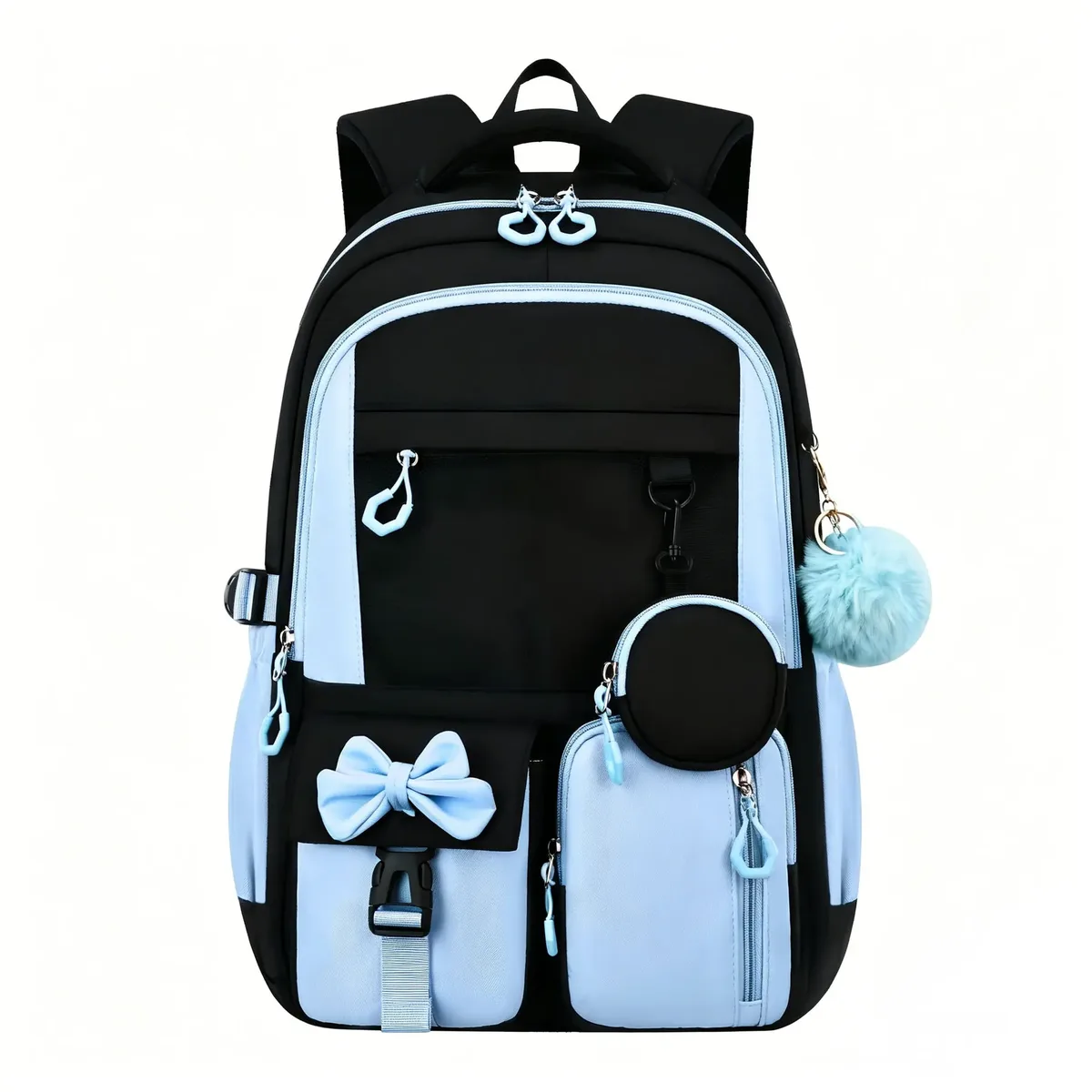 ensemble de sacs d'école pour enfants, grand sac à dos kawaii pour filles, sac à dos d'école primaire, sac à livres pour enfants, sac à dos de voyage étanche pour ordinateur portable