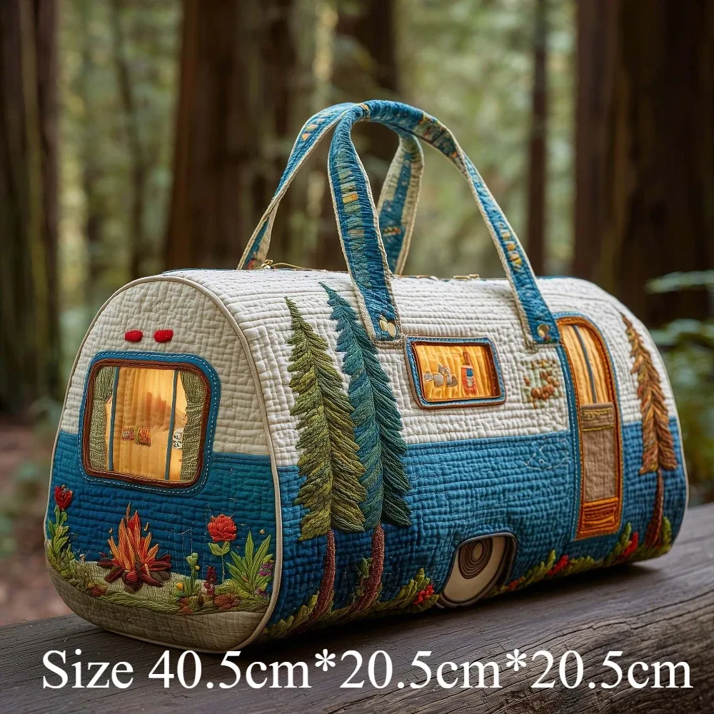 sac de voyage matelassé fait main, vintage, artistique, sac de voyage de style bohème, sac de week-end pour hommes et femmes, camping, randonnée, voyage en voiture