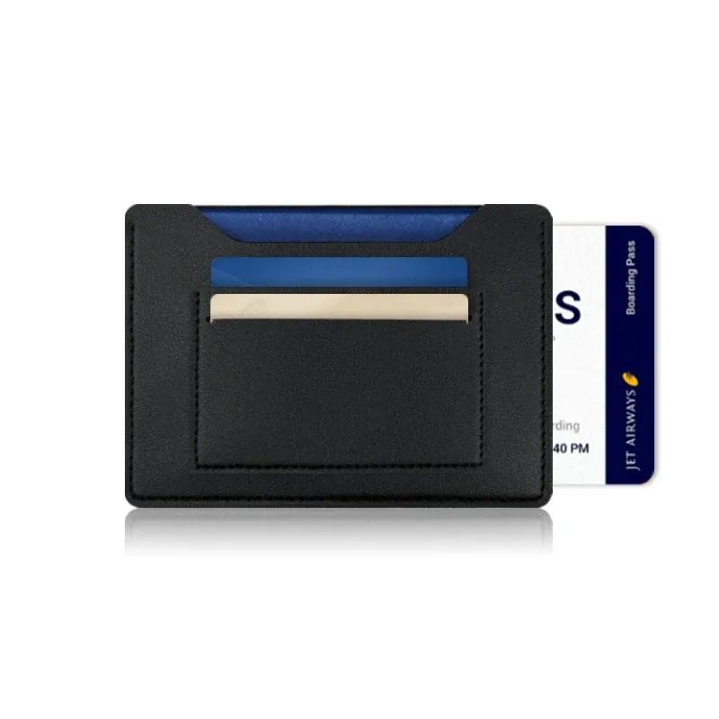 porte-passeport de voyage uni en cuir pu, étui à cartes, housse de protection unisexe, sac de rangement, cadea