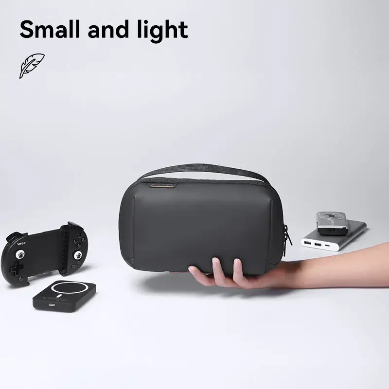 mark ryden-sac de rangement portable, sacs de rangement pour câble numérique, organisateurs de voyage, sac de rangement pour cosmétiques prise chargeur étanche