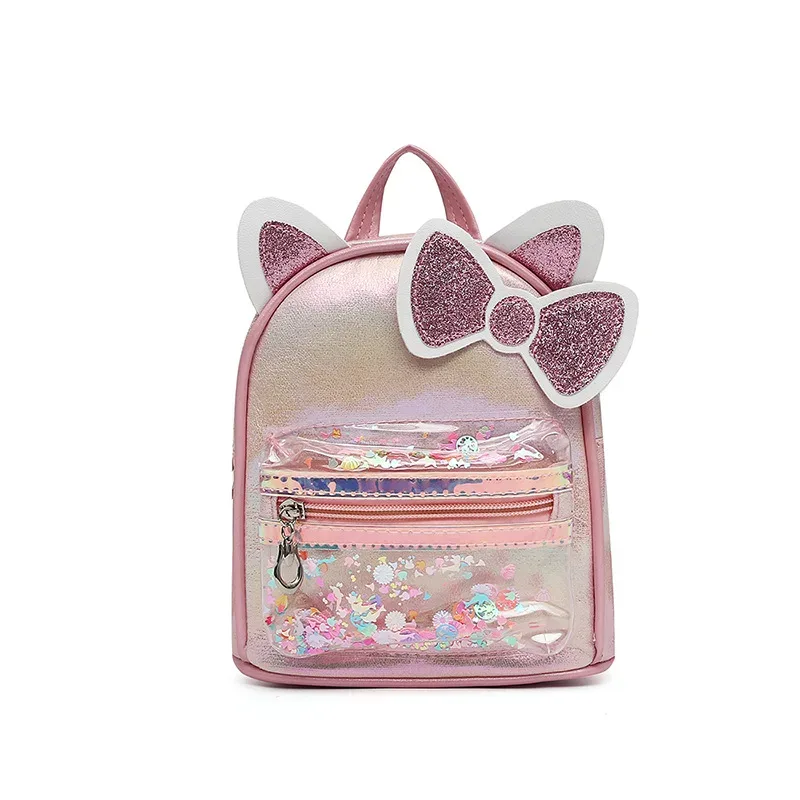 mini sac à dos en cuir pu avec nministériels d papillon pour enfant et femme, cartable solide avec fermeture éclair, idéal pour l'école, le voyage et les documents, pour garçon et fille