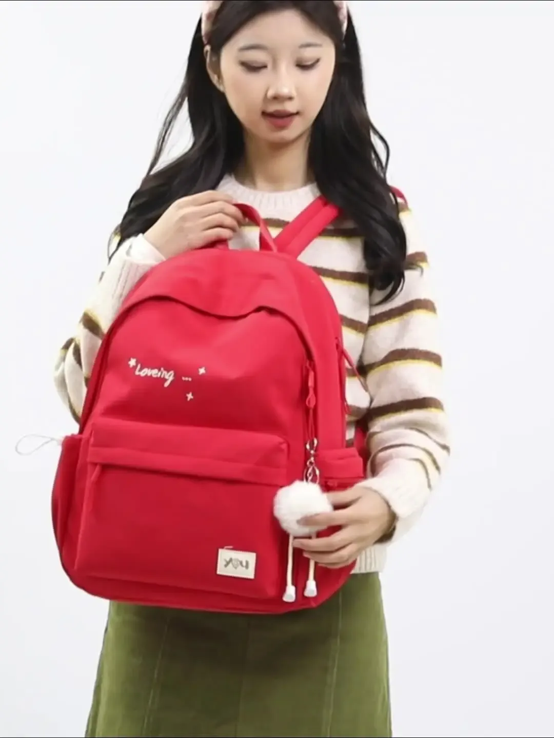 sac à dos tendance 2026 pour femme, grande capacité, étanche, pour l'université, sac d'école pour ordinateur portable, sac de voyage mignon pour fille