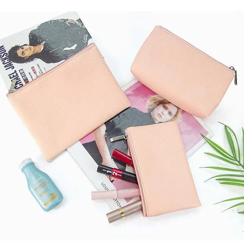 Mini sac organisateur de rouge à lèvres |   Pochette cosmétique portable ultra fine |   Petite trousse de maquillage couleur bonbon pour femme