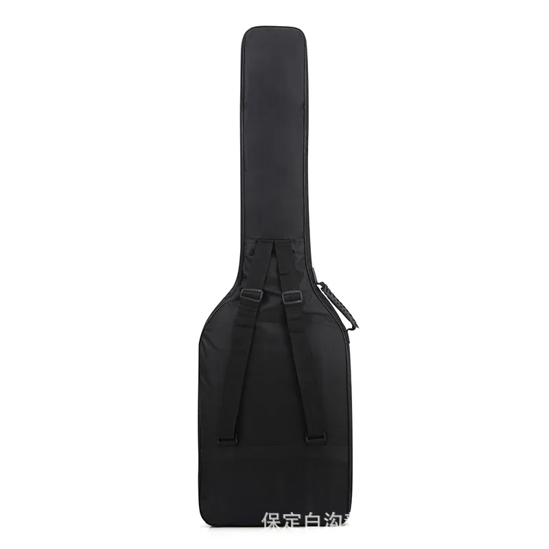 étui étanche à double sangle pour basse électrique, sac à dos rembourré noir, sangle initiée pour instruments