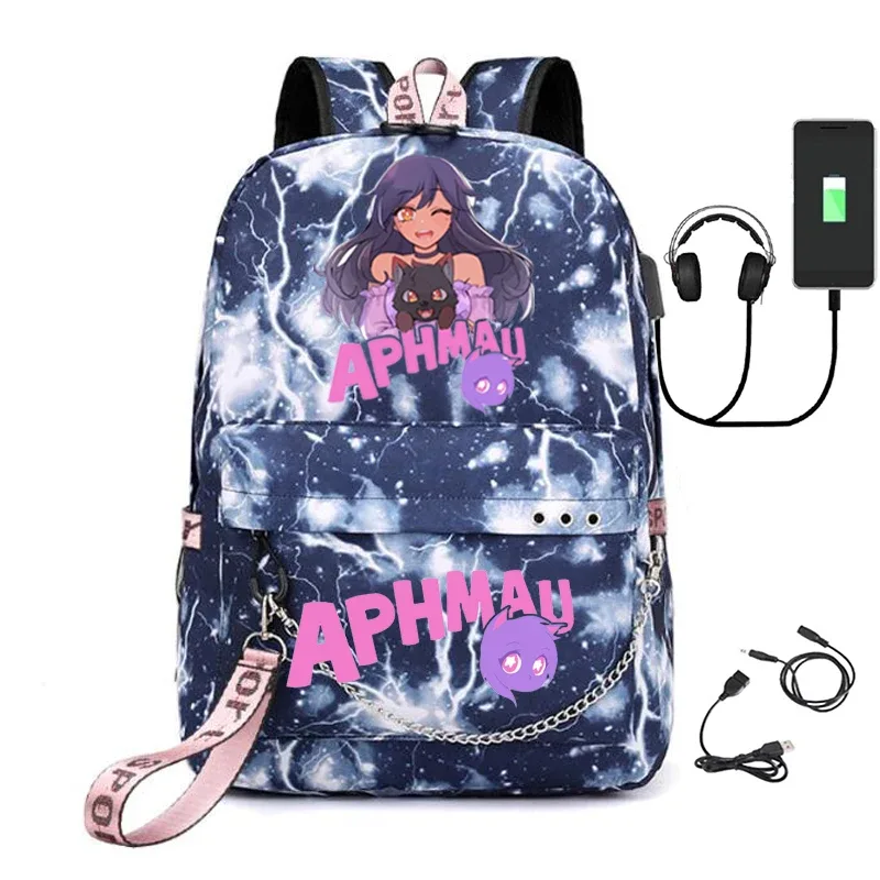 sac à dos usb en toile pour hommes, sac à bandoulière avec étui à crayons, pour garçons et filles