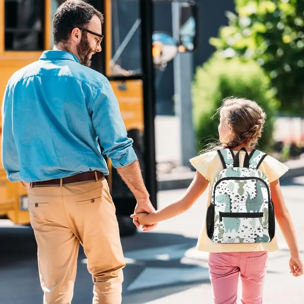 sac à dos d'école dinosaure mignon pour enfant garçon et fille, accessoire créatif avec livre d'animaux