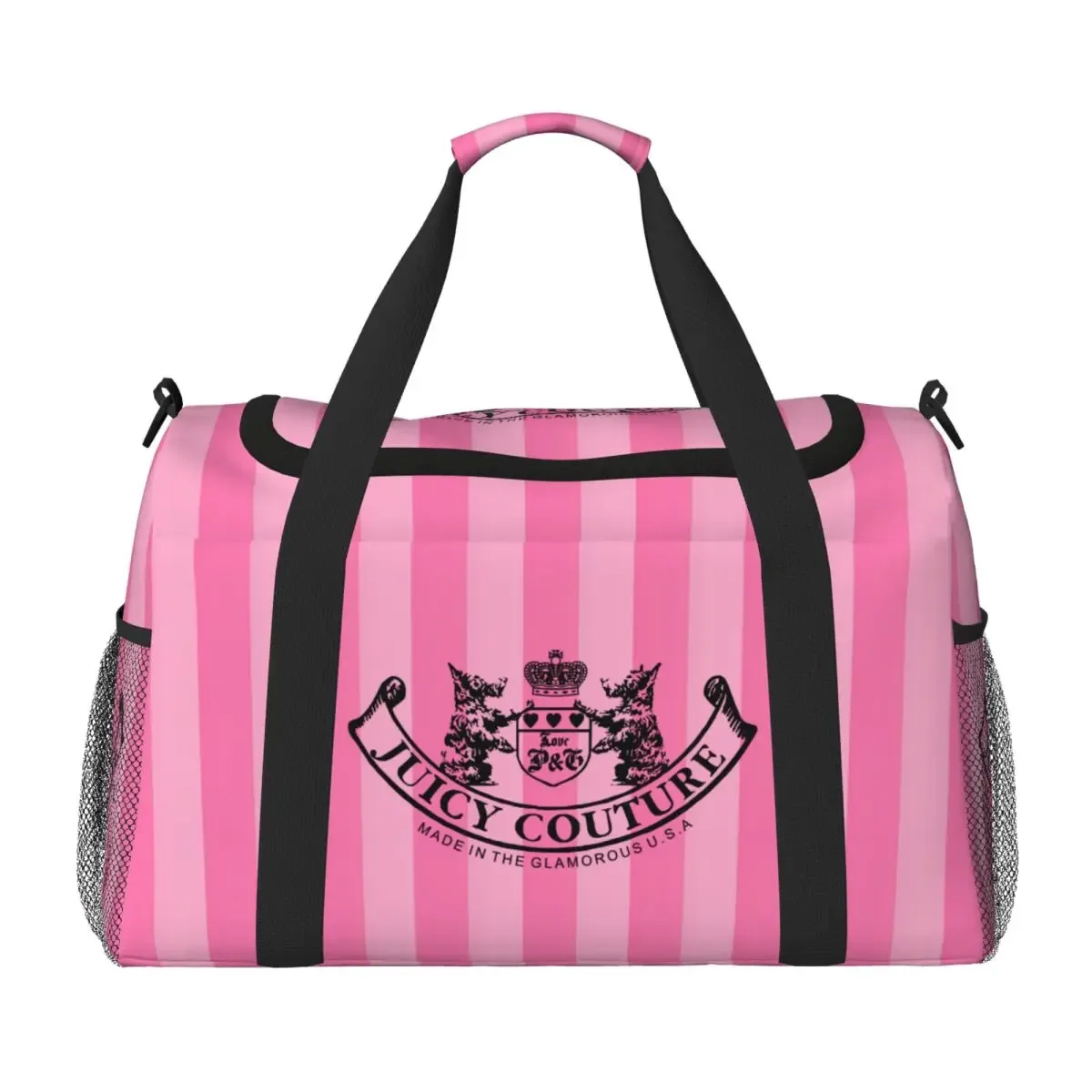 j-juicy-c-couture sac de voyage unisexe, sac à bandoulière, sac de cabine, sac fourre-tout grande capacité, sac de week-end, sac de sport