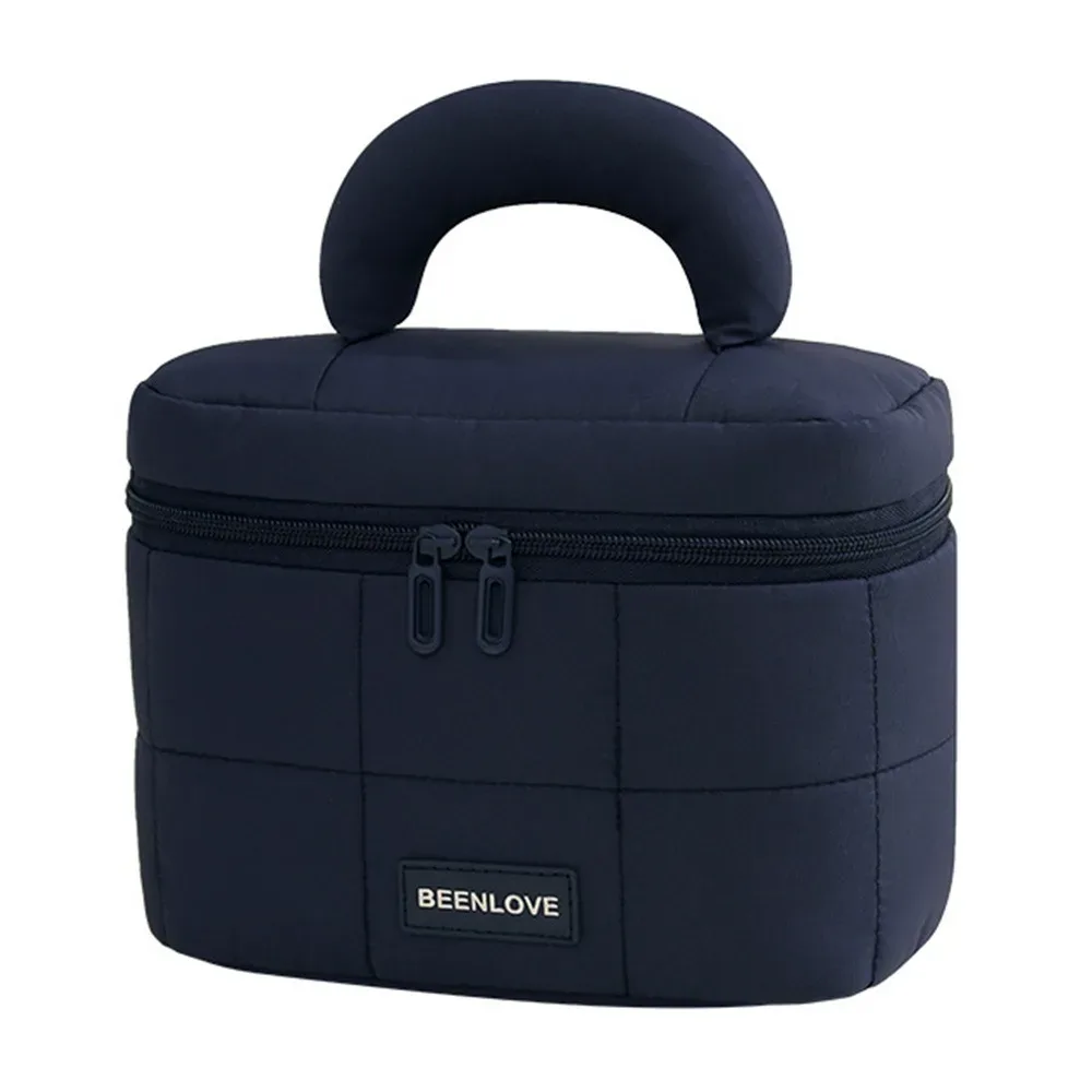 trousse de maquillage de grande capacité, sac à cosmétiques portable de voyage, pochette de rangement de voyage multifonctionnelle multi-compartiments