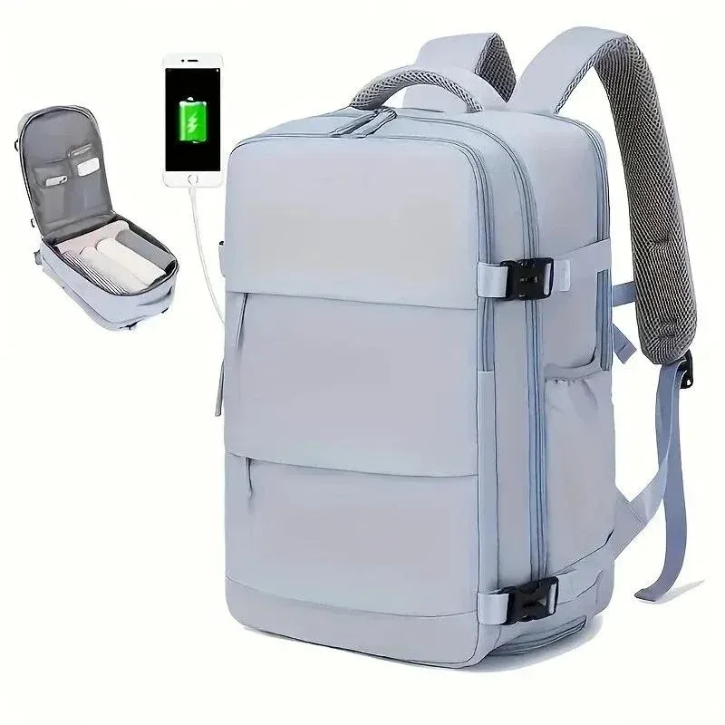 sac à dos multifonction de voyage de grande capacité pour femmes, avec rangement de chaussures, multicouche, séparation sèche et humide, étanche