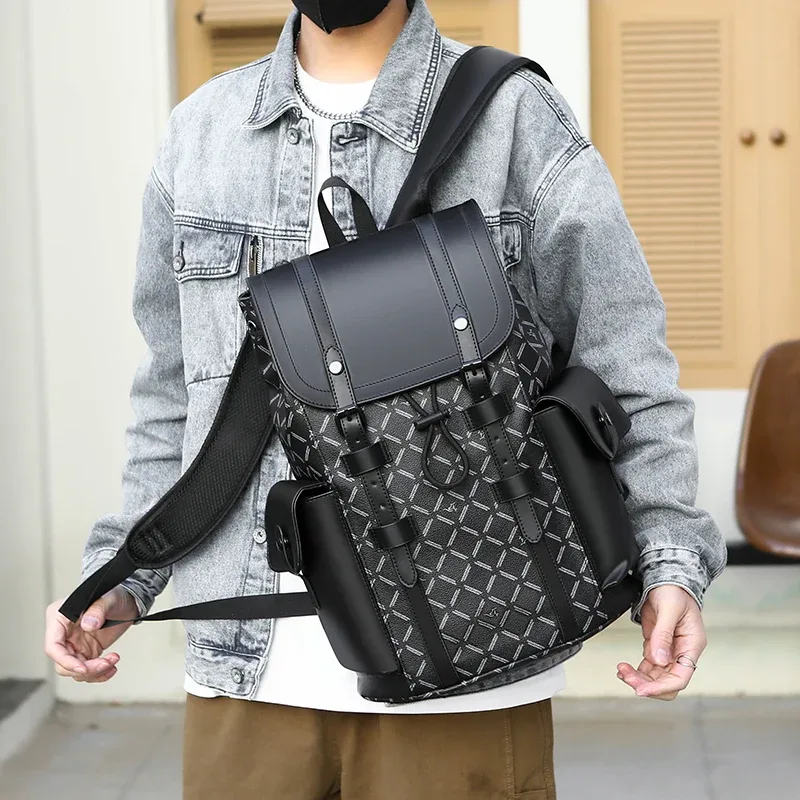 sac à dos tendance avec compartiment pour ordinateur portable de 14 à 16 pouces, sac de voyage imperméable pour affaires, sac d'école, mochila viaje