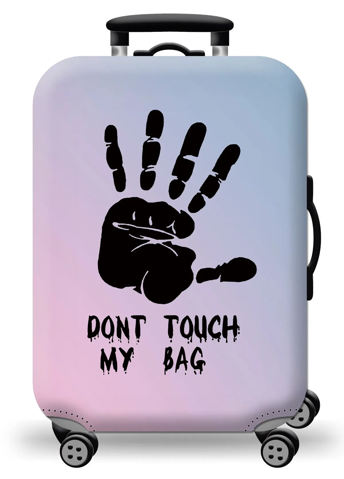 housse de protection pour bagages en tissu extensible, étui anti-poussière pour bagages, adapté à la valise de 18 à 32 pouces, organisateur de voyage