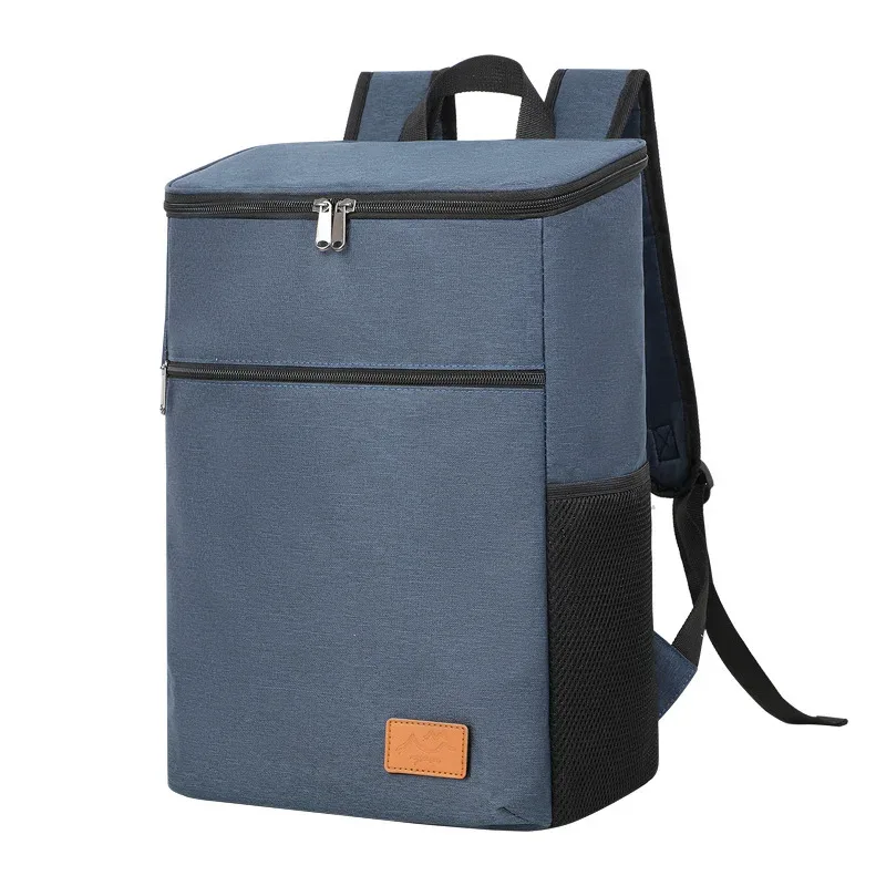 sac à dos isotherme de grande capacité avec sac à déjeuner en aluminium épais pour pique-nique en plein air, design simple en vente