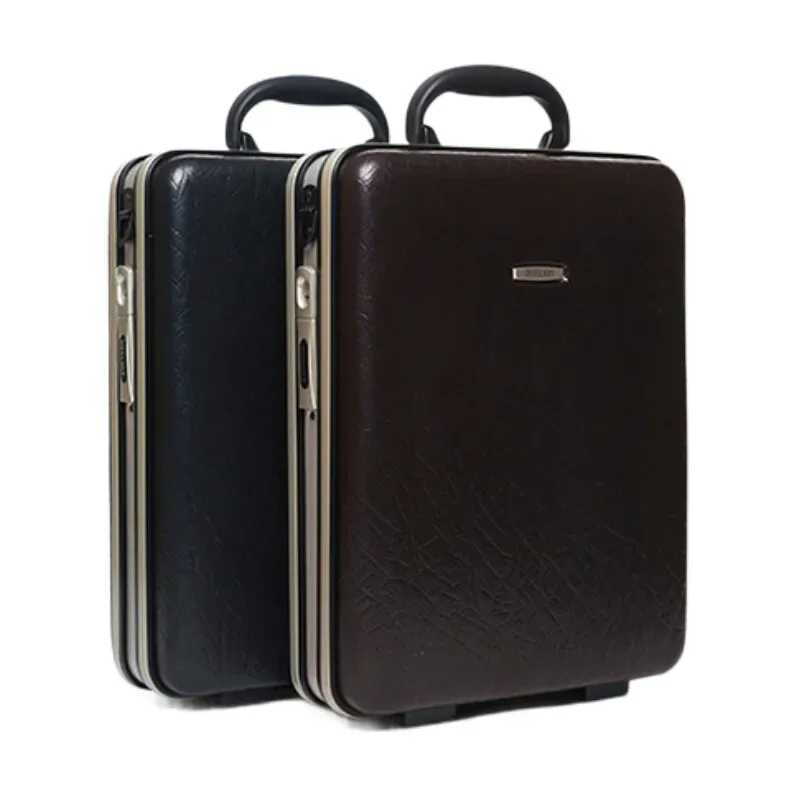 porte-documents d'affaires pour hommes, style vertical, sac de verrouillage à code, étui pour documents et ordinateur portable 13 15 pouces pour voyage