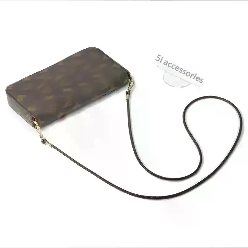 sangle de sac ronde en cuir pu, tendance, remplaçable, pour sac à bandoulière ou sac croisé, avec cordon pour étui de téléphone