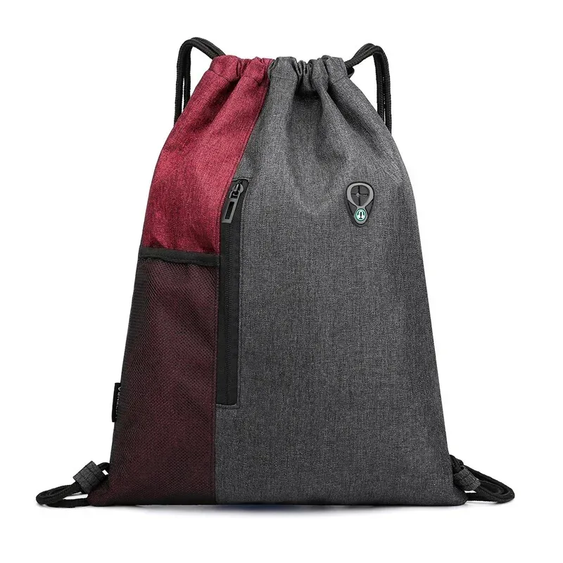sac à dos léger unisexe avec cordon de serrage de proximité, sac à dos de sport, sacs d'école, sacs de plage de voyage, mode décontractée, hommes et femmes
