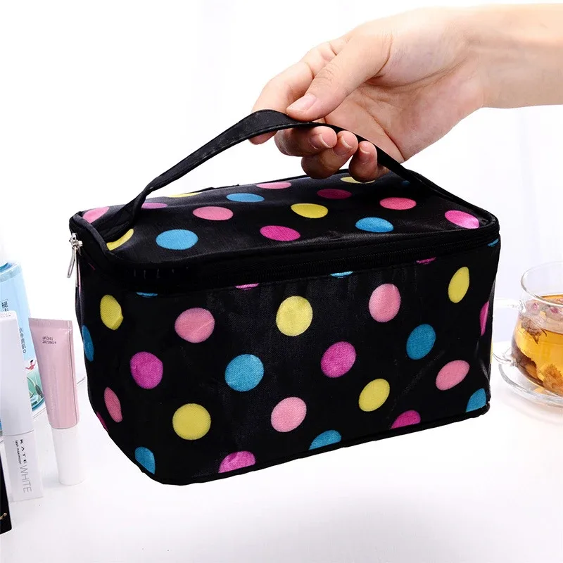 mallette de rangement portable pour cosmétiques pour femmes, sac de voyage pour poudres cosmétiques, trousse de toilette multifonction, grande capacité d'évaluation