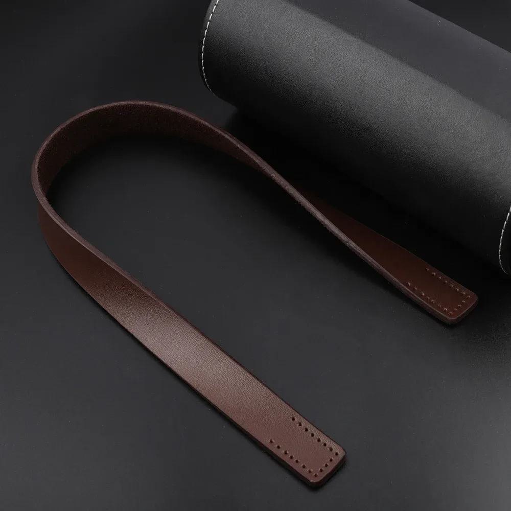 2 pièces 50cm sangle de sac en cuir de vachette, poignées de remplacement diy durables et amovibles, bandoulière pour sacs à main femme