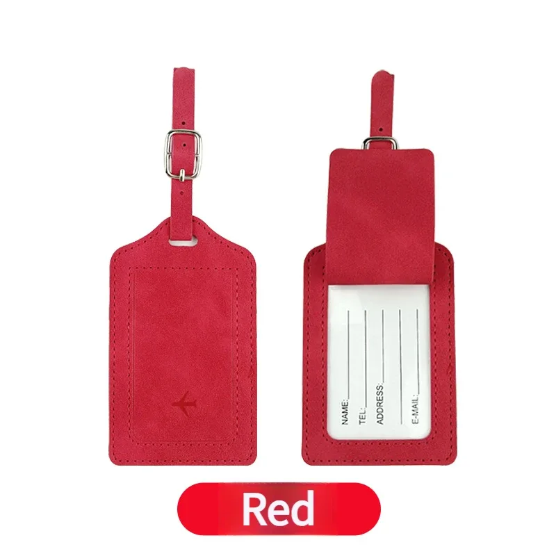 essentiels de voyage : porte-passeport à blocage rfid + ensemble d'étiquettes de bagage en cuir