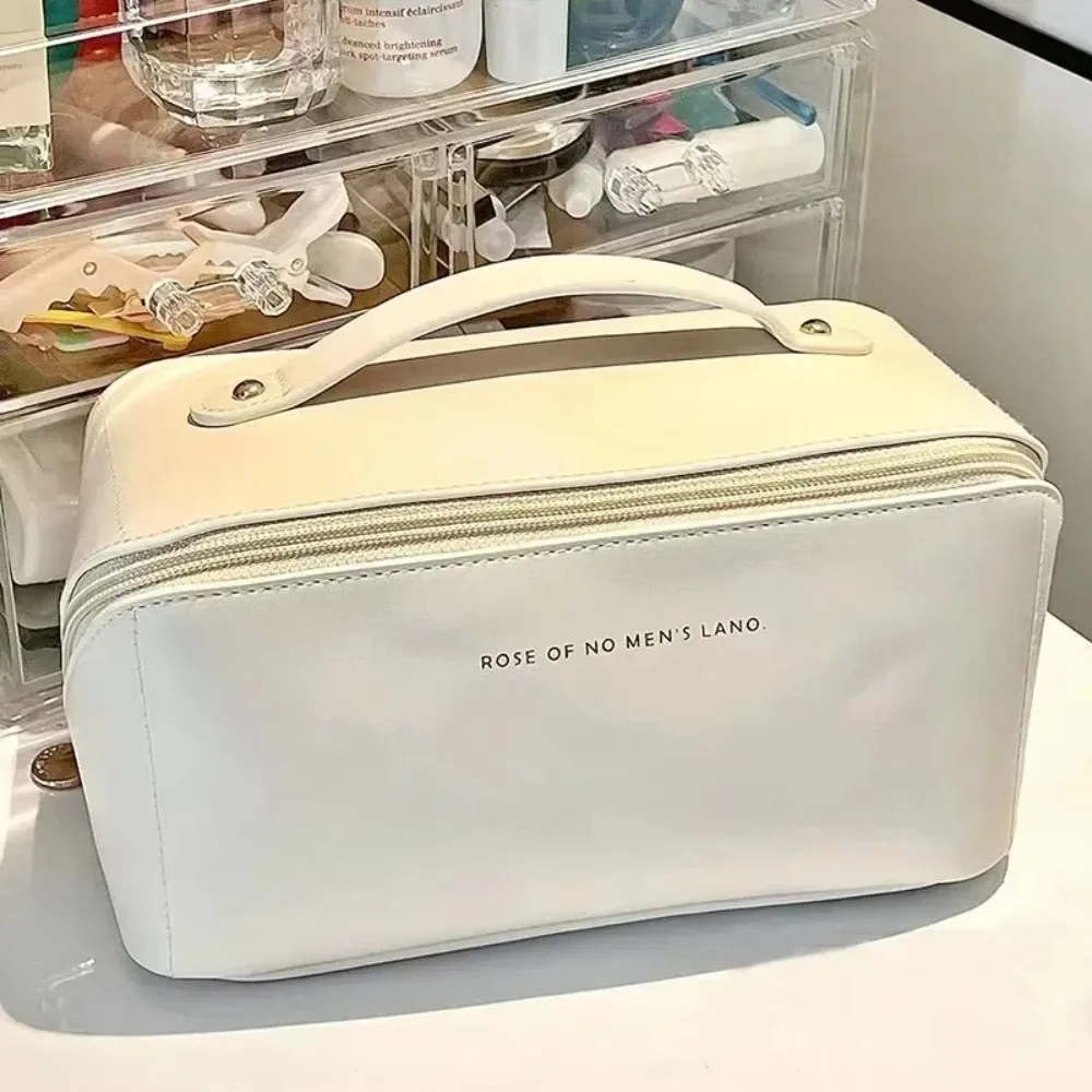 organisateur de maquillage, trousse de toilette pour femme, étui de rangement pour maquillage, pochette de luxe pour femme, sac cosmétique, sac organisateur de voyage avec fermeture éclair