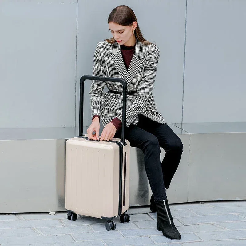 valise de voyage à roulettes universelle pour femmes, valise à roulettes, bagage à main, étui à bagages trolle