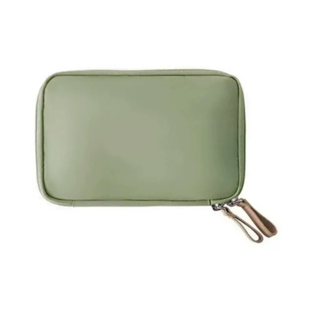 sac de passeport de couleur unie, en nylon, design multifonctionnel, portefeuille de voyage, résistant à l'eau, porte-passeport de style portable