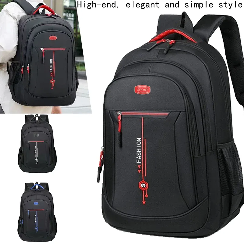 sac à dos de voyage polyvalent pour tous les jours, design tendance avec fermeture éclair contrastée, grand format pour ordinateur portable, idéal pour le travail, l'université et les escapades de week-end