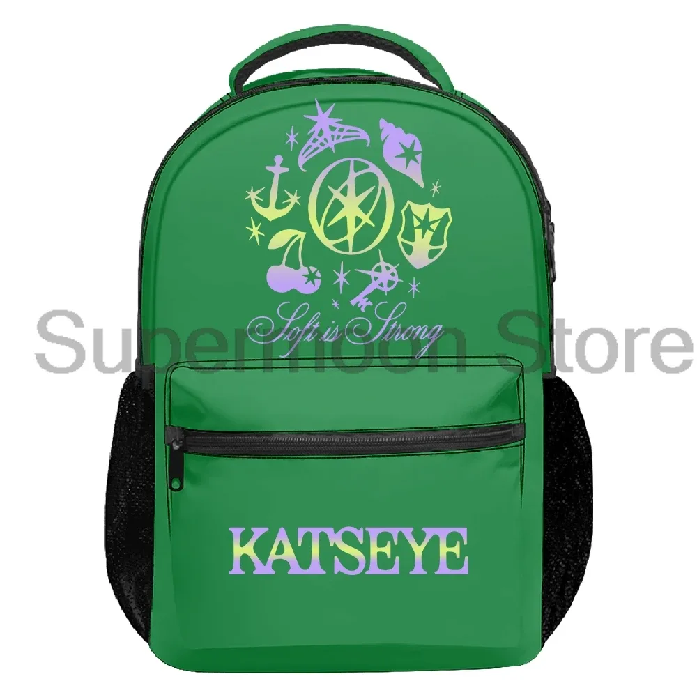 kpop katseye soft is strong sac à dos 2025 beau chaos tour femmes hommes sac à dos sac de voyage décontracté unisexe sac à dos en plein air