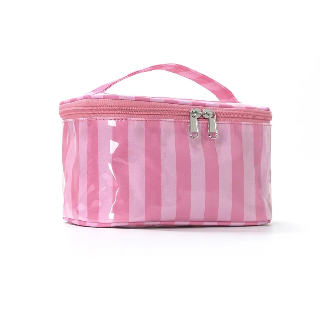 trousse de maquillage de grande capacité, imperméable, avec fermeture éclair, sac à cosmétiques résistant à l'usure, organisateur de beauté pour le rangement de petits objets pour femmes