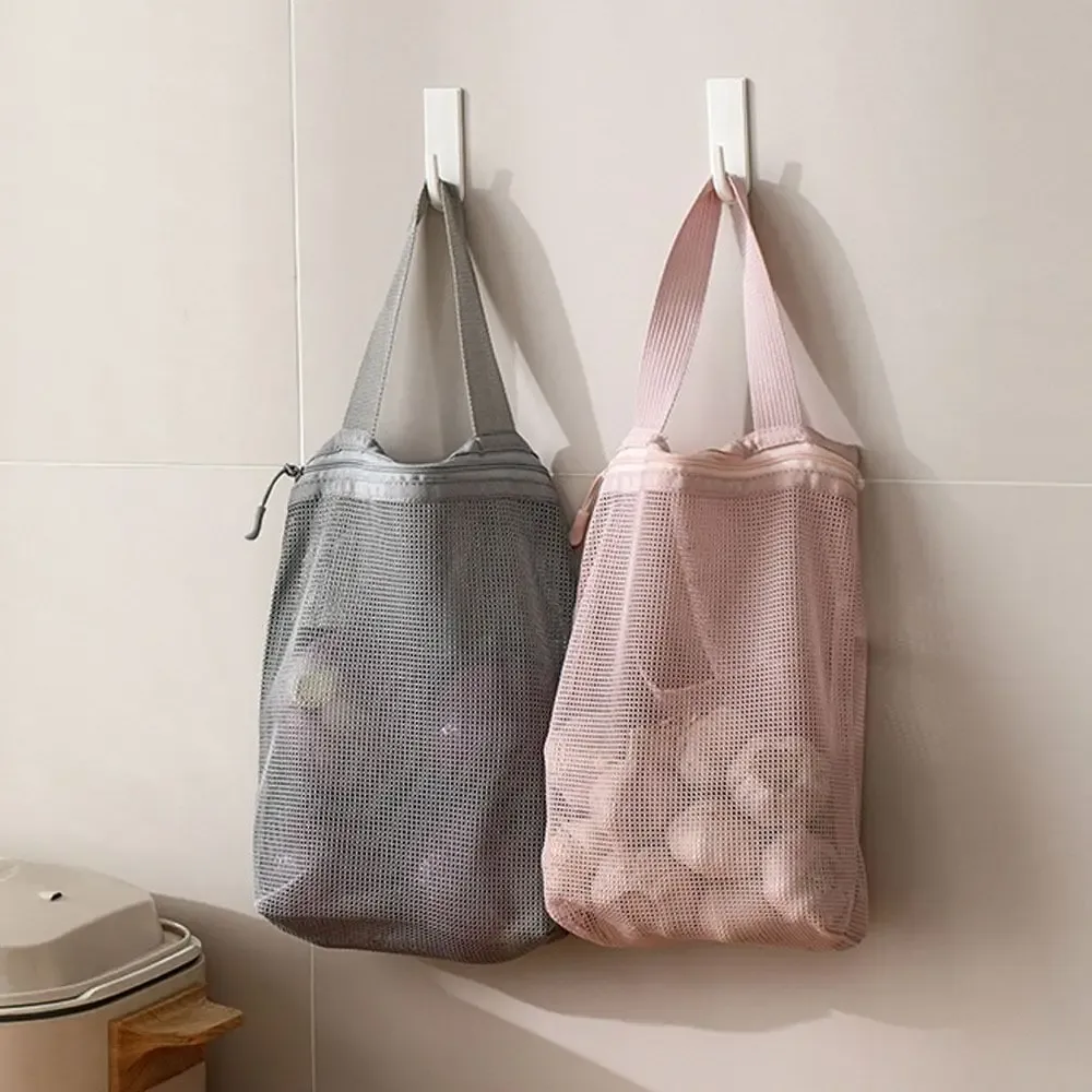 trousse de toilette portable décontractée 26x23cm avec fermeture éclair, sac cosmétique à main, pochette de rangement en maille pour voyages d'affaires et déplacements