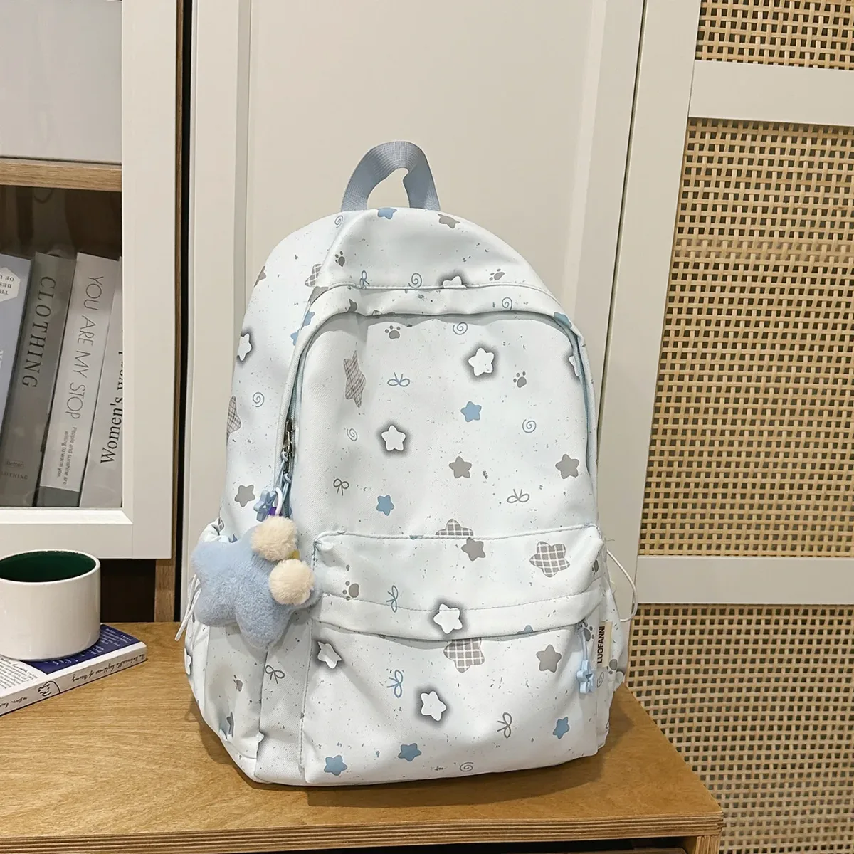 sac à dos scolaire de style coréen - sac à dos haut de gamme de niche avec grande capacité et design léger pour un portage sur les deux épaules