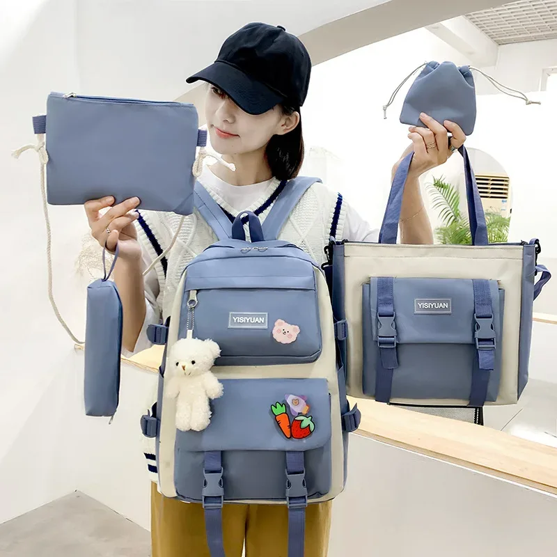 nouveau sac à dos scolaire fille loisirs grande capacité léger imperméable pour étudiants du cm2 au lycée cadeaux enfants mochilas
