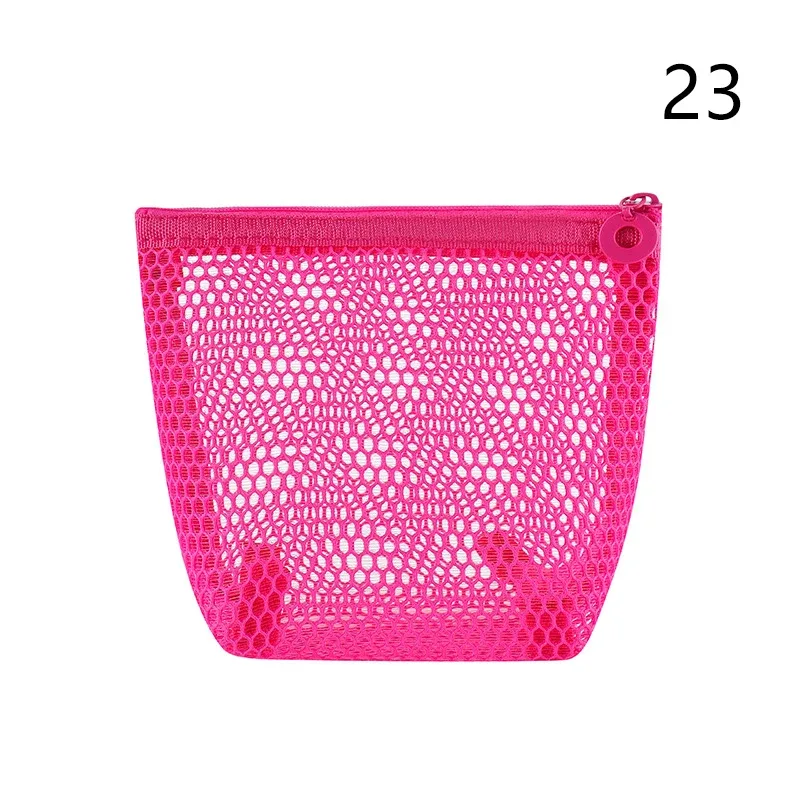 pochette de rangement en maille de nylon avec cordon de serrage, 1 pièce, pochette de voyage et d'activités de plein air polyvalente pour produits numériques, trousse de maquillage