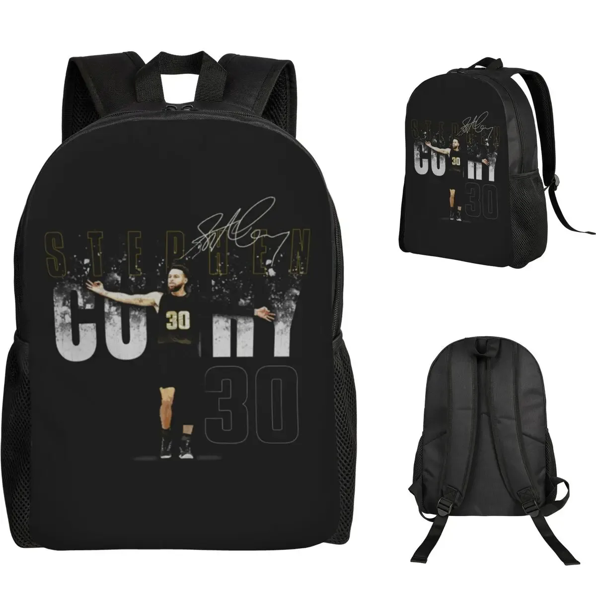 Sac à dos scolaire Steph Curry Golden State Dissolve pour étudiants, sac à dos de randonnée et de voyage pour hommes et femmes, sac à dos tendance, sacs à bandoulière