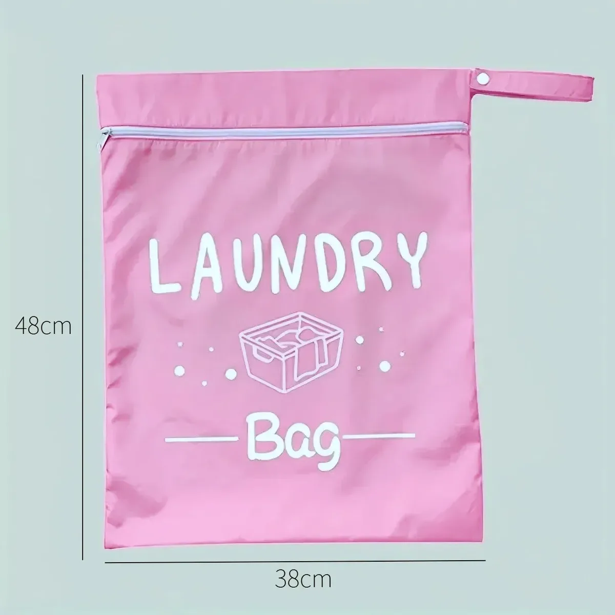 sac de voyage imperméable pour le linge, pochette de rangement humide/sec avec fermeture éclair et sangle de suspension, sac de rangement portable (1 pièce)
