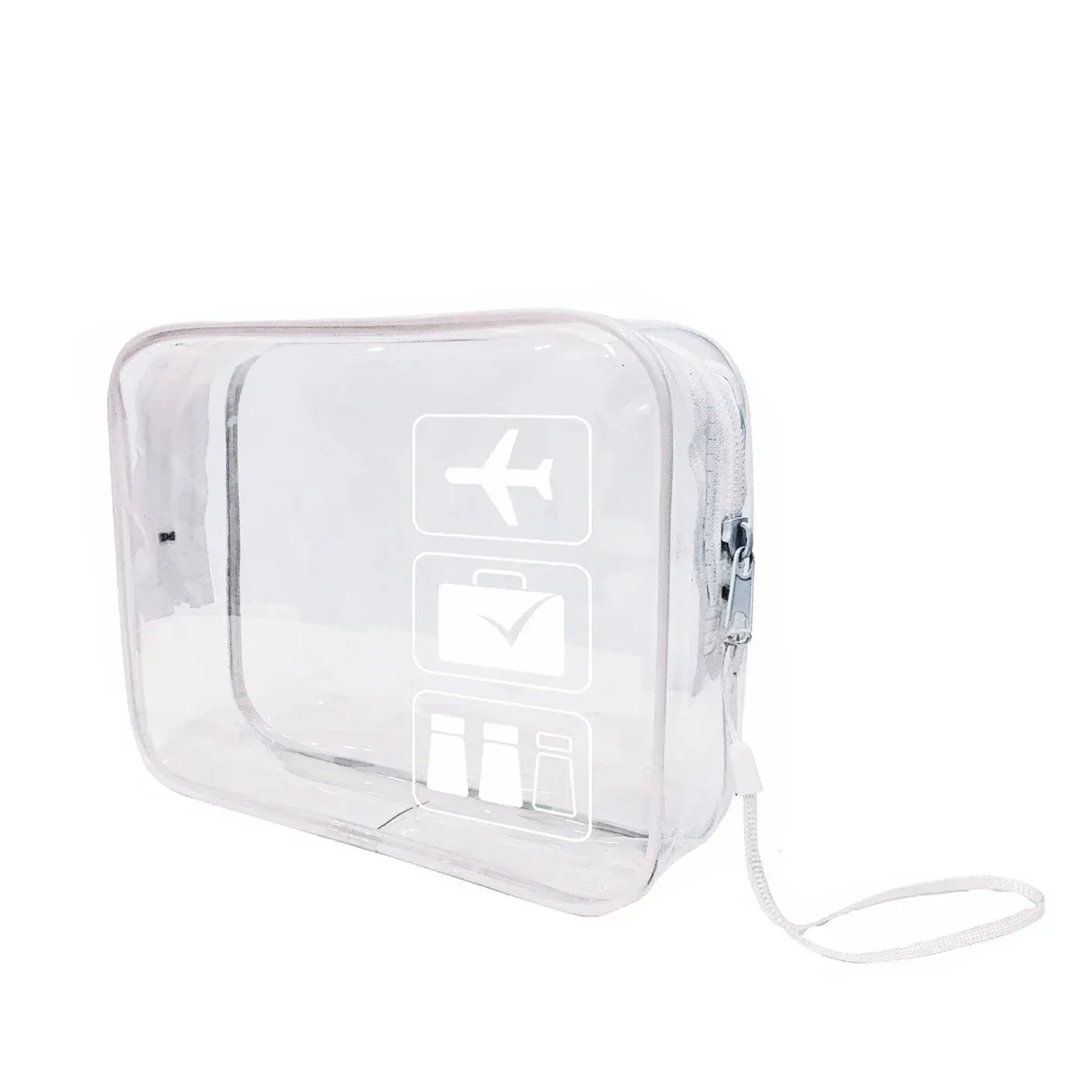 sac à cosmétiques transparent de voyage pour hommes et femmes, trousse de toilette étanche, sacs de maquillage, sac de maquillage transparent à fermeture éclair, boîte de rangement