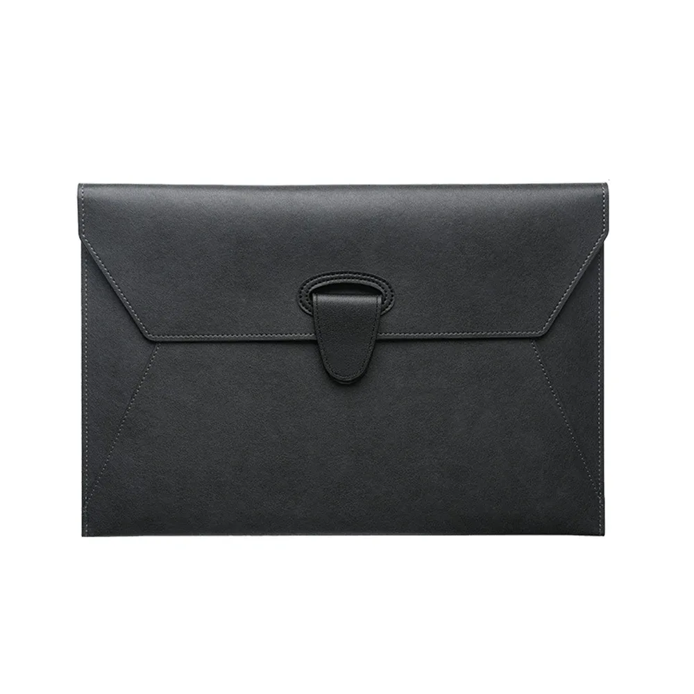 nom personnalisé : sac de classement a4, en cuir, sac de rangement épais et imperméable, sac de bureau, sac à factures