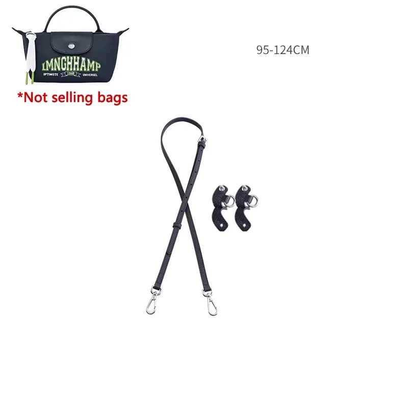 sangle d'épaule en cuir véritable adaptée au sac longchamp mini le pliage, accessoires de sangle de sac bandoulière sans perforation