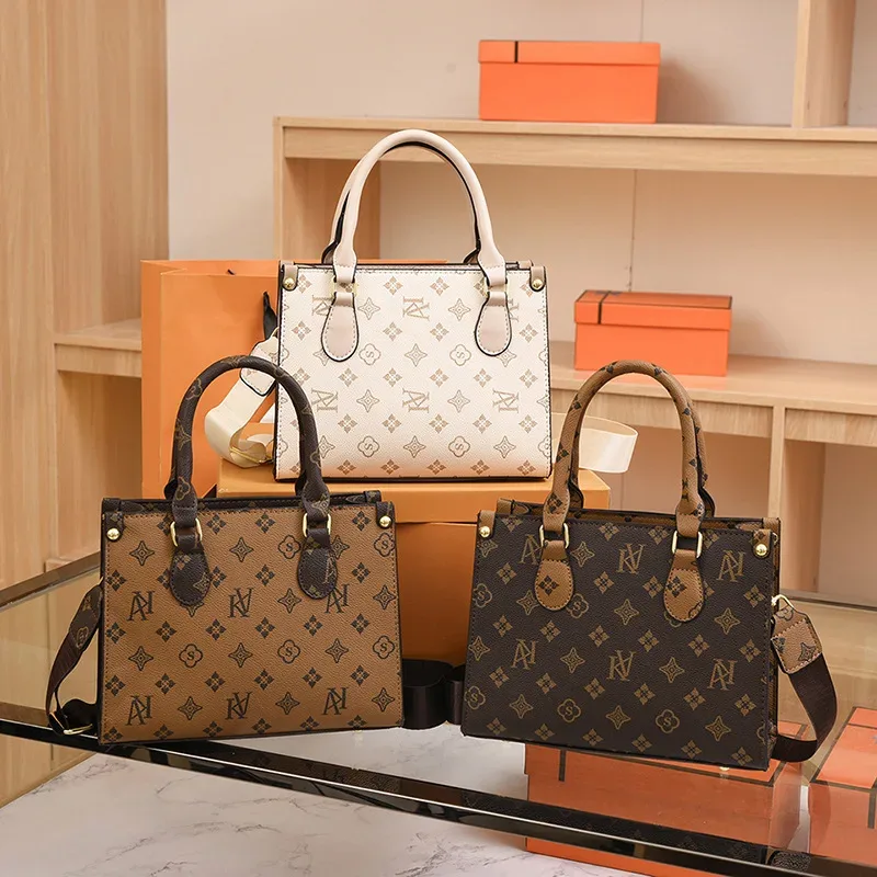 sac à main élégant pour femmes, sac à bandoulière imprimé rétro de luxe de styliste en cuir, sac à main messager pour voyage