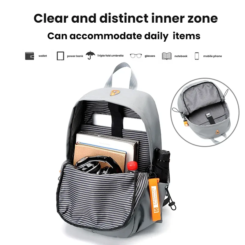 sac à dos multifonctionnel à la mode, grande capacité, sac à dos de voyage décontracté, sac à dos pour ordinateur d'affaires, sac à dos universitaire