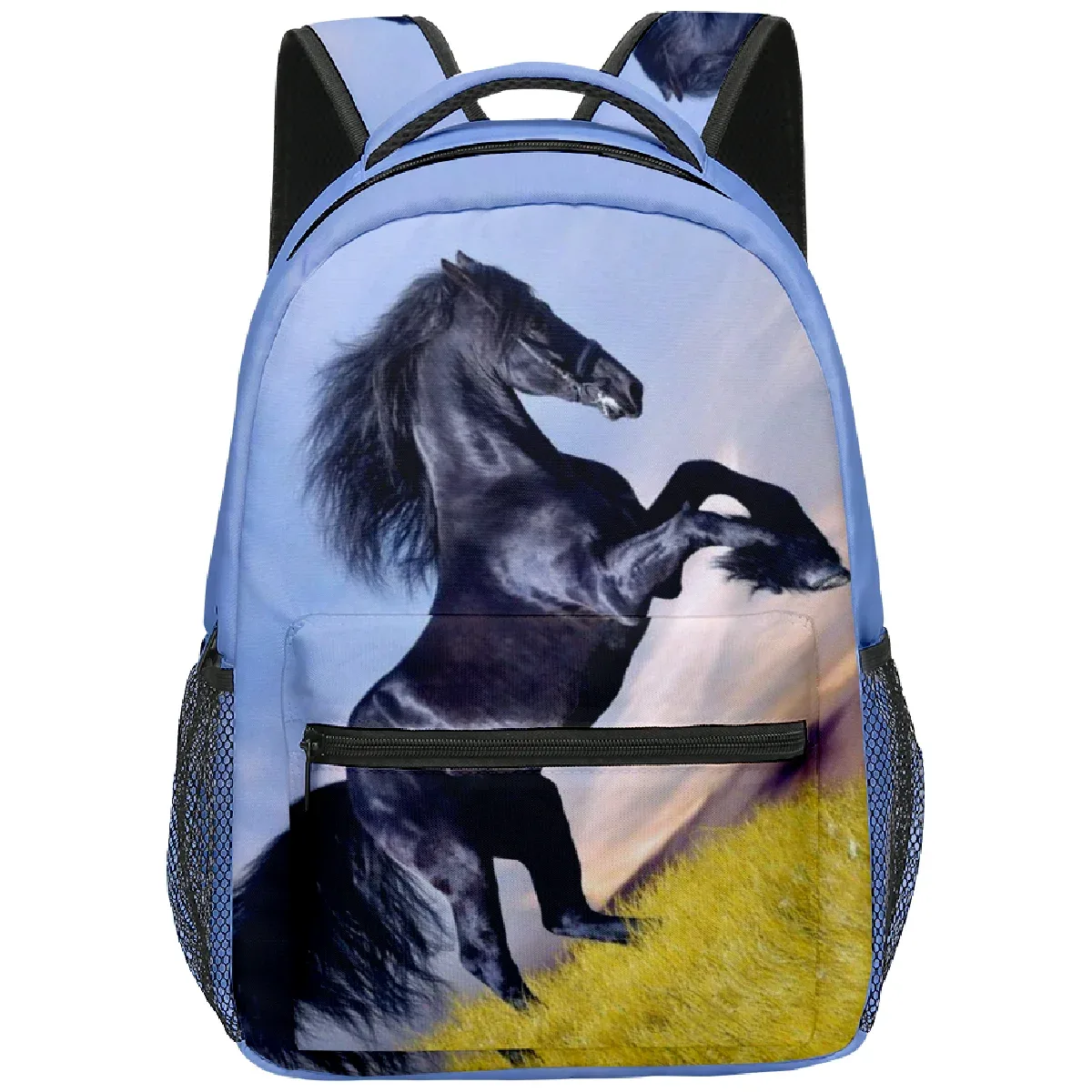 chimpopméthanol-sac à dos étanche pour étudiant, sac à dos pour ordinateur portable, impression 3d, oxford, cheval, licorne, voyage, garçons, filles, nouveauté